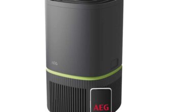 AEG Pure 5000 Compact Air Purifier for Home APO50371DG, Connected 4-stage HEPA Air Filter