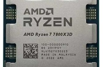 AMD Ryzen 7 7800X3D CPU 4.2GHz 5.0GHz Boost 8-Core 16-Thread AM5 Zen4. Sold by ZorgShop