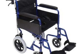 AMW004 Angel Mobility Lightweight Aluminum Folding Transit Travel Wheelchair Net Carry Weight Only 11kg
