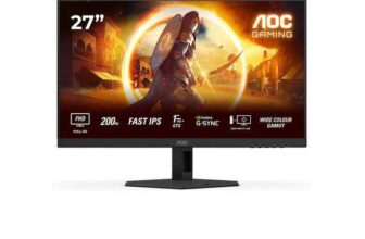 AOC 27G4HRE Full HD 27 IPS LCD 200Hz Gaming Monitor – Black