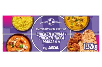 ASDA Chicken Korma, Chicken Tikka Masala 1.32kg