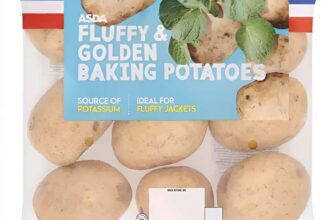 ASDA Fluffy & Golden Baking Potatoes 2kg