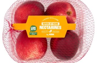 ASDA Nectarines 4pk