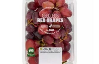 ASDA Seedless Red Grapes 500g