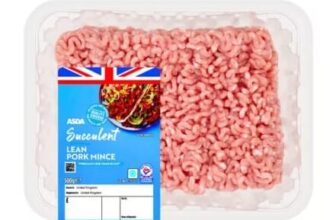 ASDA Succulent Lean Pork Mince 5% Fat 500g