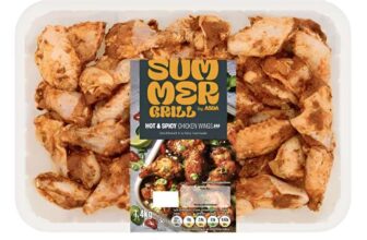 ASDA Summer Grill by Hot & Spicy Chicken Wings 1.4kg