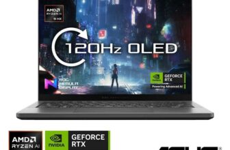 ASUS ROG Zephyrus, AMD Ryzen AI 9, 32GB RAM, 2TB SSD, NVIDIA GeForce RTX 5070 Ti, 14 Inch OLED Gaming Laptop