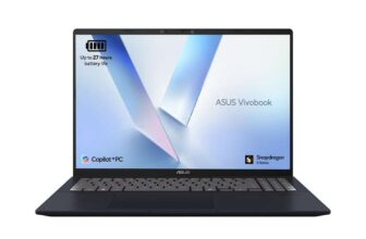 ASUS Vivobook 16 X1607QA CoPilot Laptop 16.0 WUXGA Screen Qualcomm Snapdragon X1-26-100 Processor 16GB RAM 512GB SSD