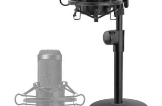 AT2020 Adjustable Desktop Mic Stand with Shock Mount
