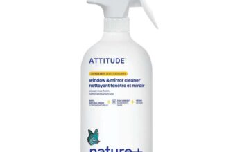 ATTITUDE Window & Mirror Cleaner, EWG Verified, Citrus Zest Scent, 800 ml – £3.33 S&S