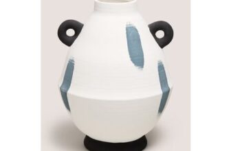 Abstract Stripe Vase