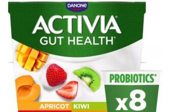 Activia Gut Health Probiotic Mixed Fruit Yogurts 8 X 115g