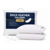 Adam Home Duck Feather Pillows 2 Pack Hotel Quality (Standard Size)