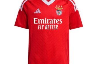 Adidas Benfica Home Shirt 2024 2025 Juniors
