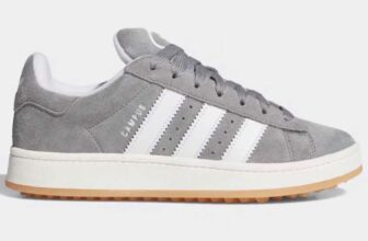 Adidas Golf Originals Campus 00s Spikeless Golf Shoes (Grey/White)