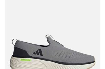 Adidas Mens Cloudfoam Go Lounger Slip on Trainers