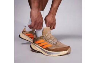 Adidas Running Supernova Rise Mens Trainers in Brown and Orange
