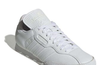Adidas Samba super mens Trainers (All white)