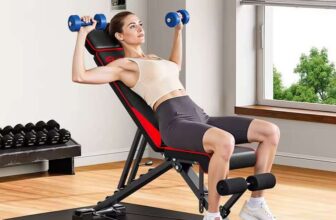 Adjustable Weight Bench with Resistance Bands (with code) Bigzzia Fitness Store
