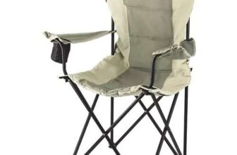 Adventuridge Padded Camping Chair – Grey, Blue or Green