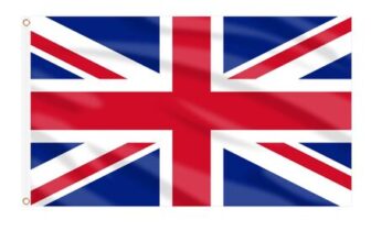 AhfuLife Union Jack Flags 5ft X 3ft, 1pcs Great Britain British UK Flags