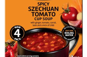 Ainsley Harriott Spicy Szechuan Tomato Cup Soup 8 packs of 4