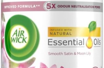 Air Wick Air Freshener, Freshmatic Auto Spray Refill, Smooth Satin and Moon Lily, 250ml