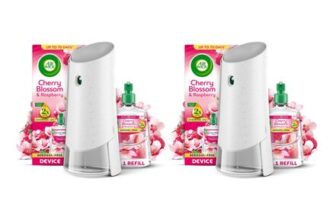 Air Wick Cherry Blossom & Raspberry Aerosol-Free Automatic Spray Kit (Pack of 2)