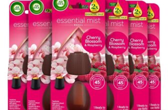 Air Wick Cherry Blossom & Raspberry Essential Mist Single Refills 6x20ml (S&S £17.90)