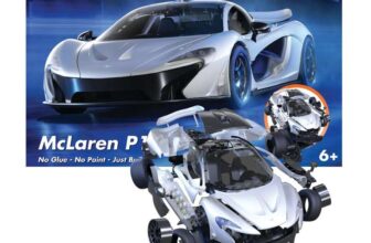 Airfix QUICKBUILD Model Car Kit – McLaren P1 White Car Building Kit