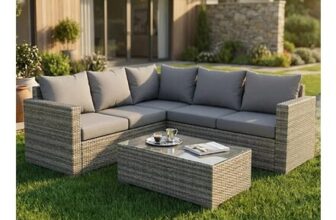 Alivio 5 Seater Rattan Corner Sofa Set
