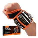 Allinside Magnetic Wristband for Tools with 15 Magnets, Adjustable
