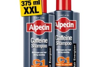 Alpecin Caffeine Shampoo C1 2x 375ml for Stronger and Thicker Hair