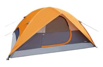 Amazon Basics Dome Camping Tent with Rainfly, 4-Person