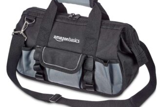Amazon Basics Tool Bag, 30.5 cm, Grey,silver