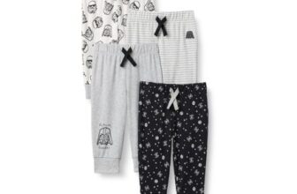 Amazon Essentials 4 Pack Star Wars Babies Trousers, 12M