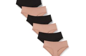 Amazon Essentials 6 Pack Womens Microfibre Hipster Underwear (Size 16)