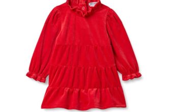 Amazon Essentials Baby Girls Long Sleeve Corduroy Dress Size 12 Months