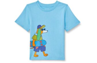 Amazon Essentials Boys Short-Sleeve T-Shirt. 100% Cotton. Size 10 Years