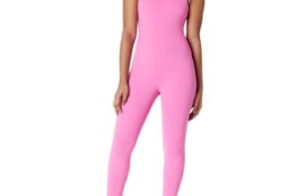 Amazon Essentials Girls Gymnastics Buttery-Soft FormFlex Dance Tank Unitard Vest Size 6-7 Years