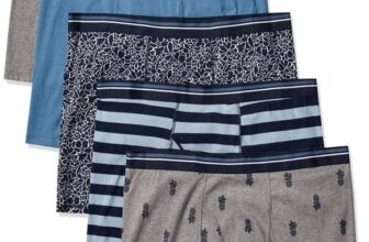 Amazon Essentials Mens Cotton Boxers Pack of 5 – Size S