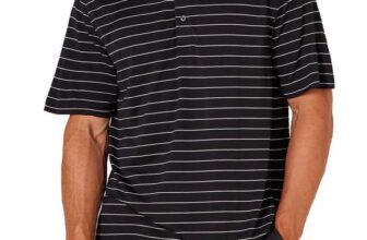 Amazon Essentials Mens Golf Polo Shirt, Quick Dry, Short Sleeve size M