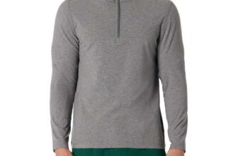 Amazon Essentials Mens Grey Lightweight Quarter-Zip Hoodie – Size S / Black Size L £6.20