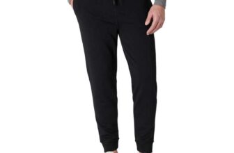 Amazon Essentials Mens Regular-Fit Joggers – Black Size XL / Green Size M £6.00