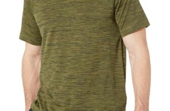 Amazon Essentials Mens UV UPF 50 T-Shirt – Olive Green XL