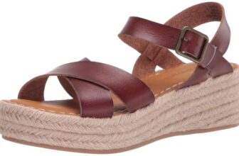 Amazon Essentials Womens Flatform Espadrille Sandal size 8