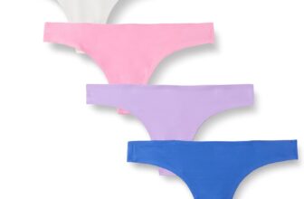 Amazon Essentials Womens Seamless Breathable Underwear for Women Thong, Bonded Stretch