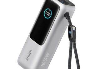 Anker Laptop Power Bank, 25,000mAh Portable Charger with Triple 100W USB-C Ports, Built-in Retractable Cables – Sold by AnkerDirect UK FBA