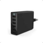 Anker PowerPort 60 W 6-Port Family-Sized Desktop USB Charger with PowerIQ , Black – Sold by AnkerDirect UK / FBA