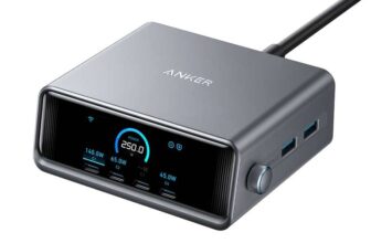 Anker Prime Charger (250W, 6 Ports, GaNPrime) and USB-C to USB-C Cable (240W, Upcycled-Braided)